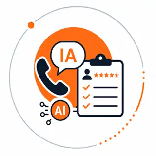 Centralita Virtual para Empresas icono auditor de llamadas con ia.